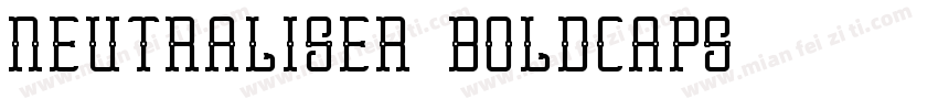 Neutraliser BoldCaps字体转换